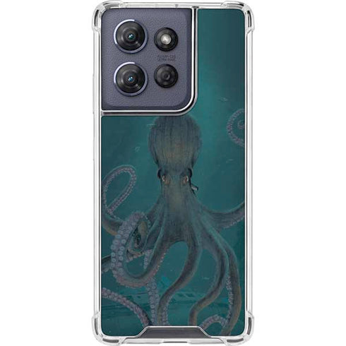 Giant Octopus by Vincent Hie Moto G Play 5G (2025) Clear Case